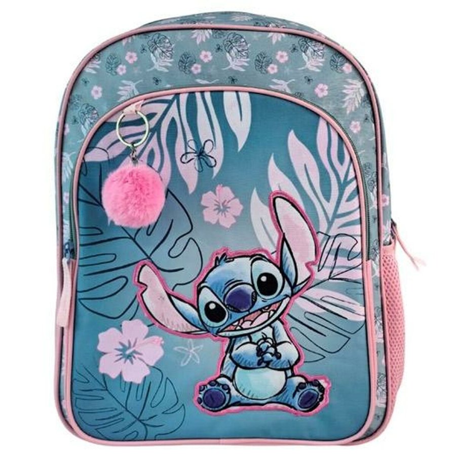Skoletaske Stitch Bl Pink 40 x 30 x 20 cm #1