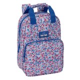 Skoletaske Nait Nait Flores coimbra azul Bl 20 x 28 x 8 cm #1
