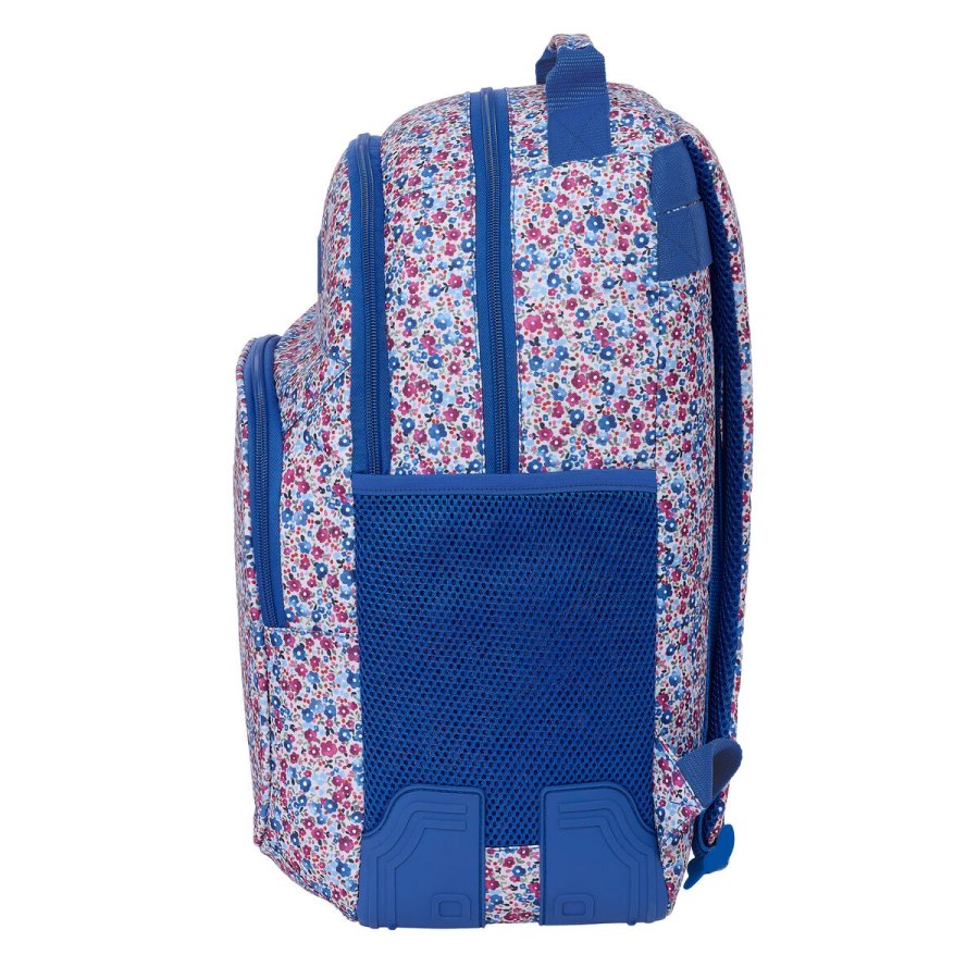 Skoletaske Nait Nait Flores coimbra azul Bl 32 x 42 x 15 cm #2
