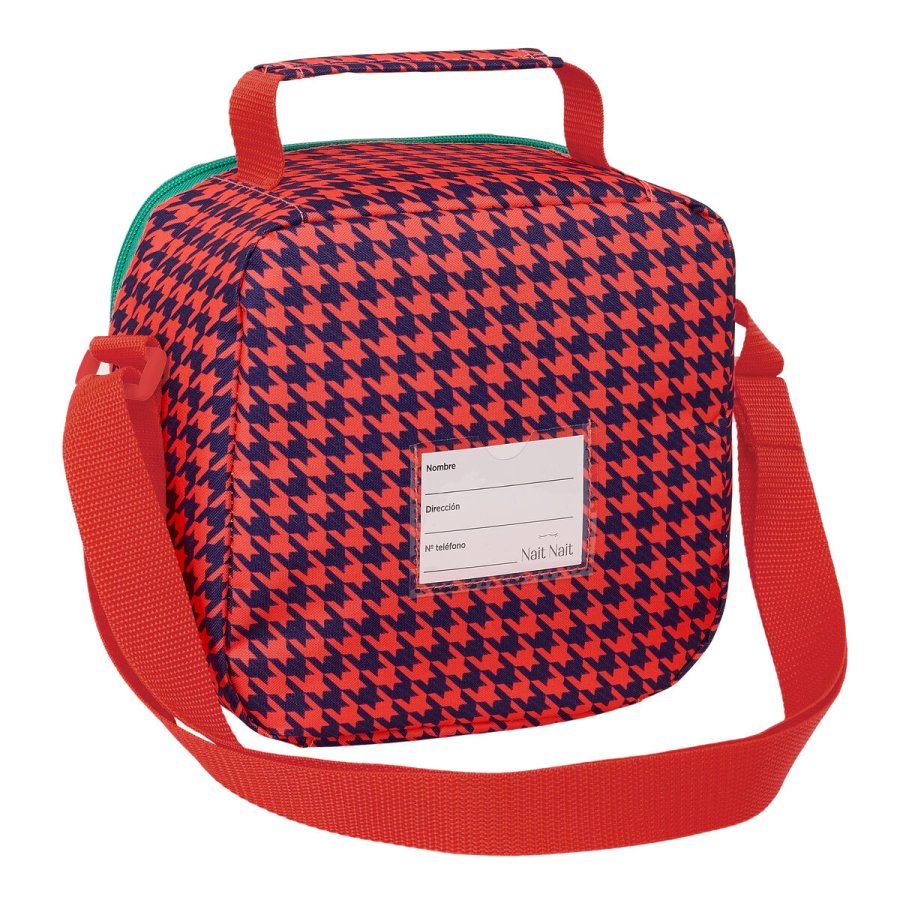Termomadkasse Nait Nait Pata de gallo coral Koral 20 x 20 x 15 cm #4