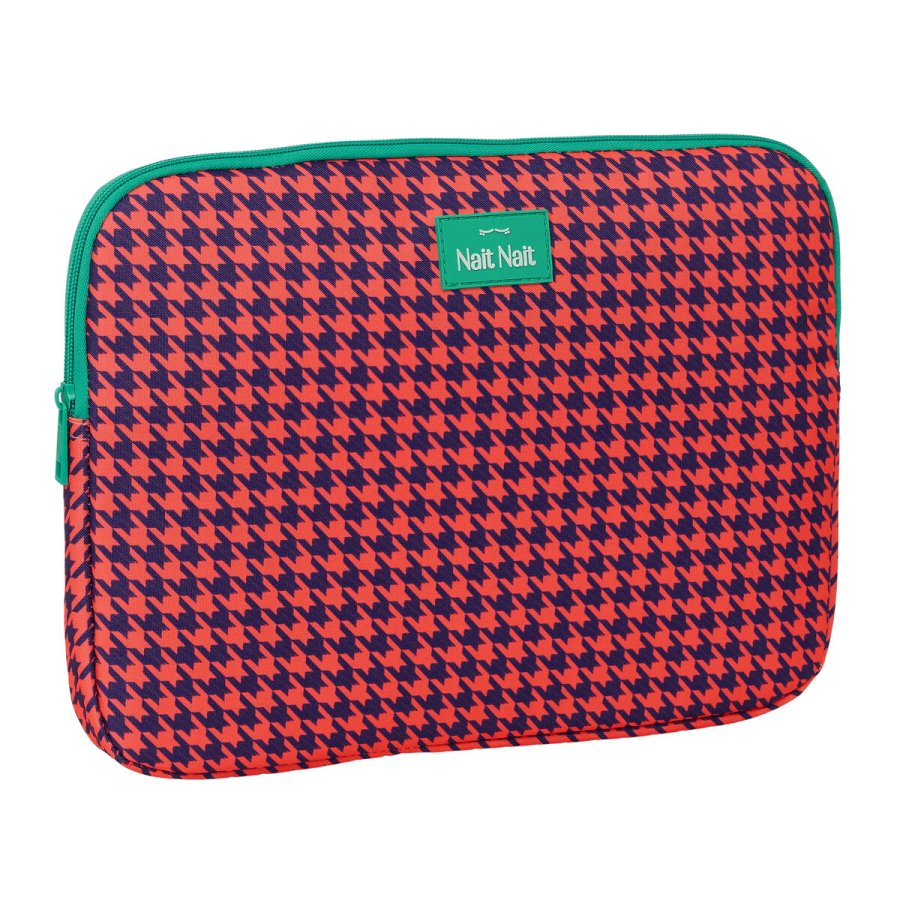 Laptop cover Nait Nait Pata de gallo coral Koral 34 x 25 x 2 cm #1