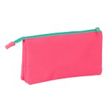 Tredobbelt bretaske Nait Nait Rosa fluor Pink 22 x 12 x 3 cm #3