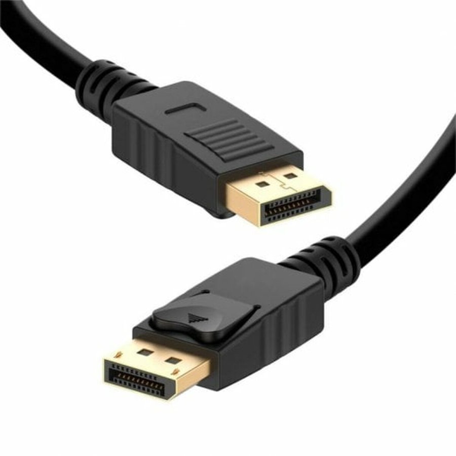 DisplayPort-kabel PcCom PCCES-CAB-DP14-3M Sort 4K Ultra HD 3 m #1