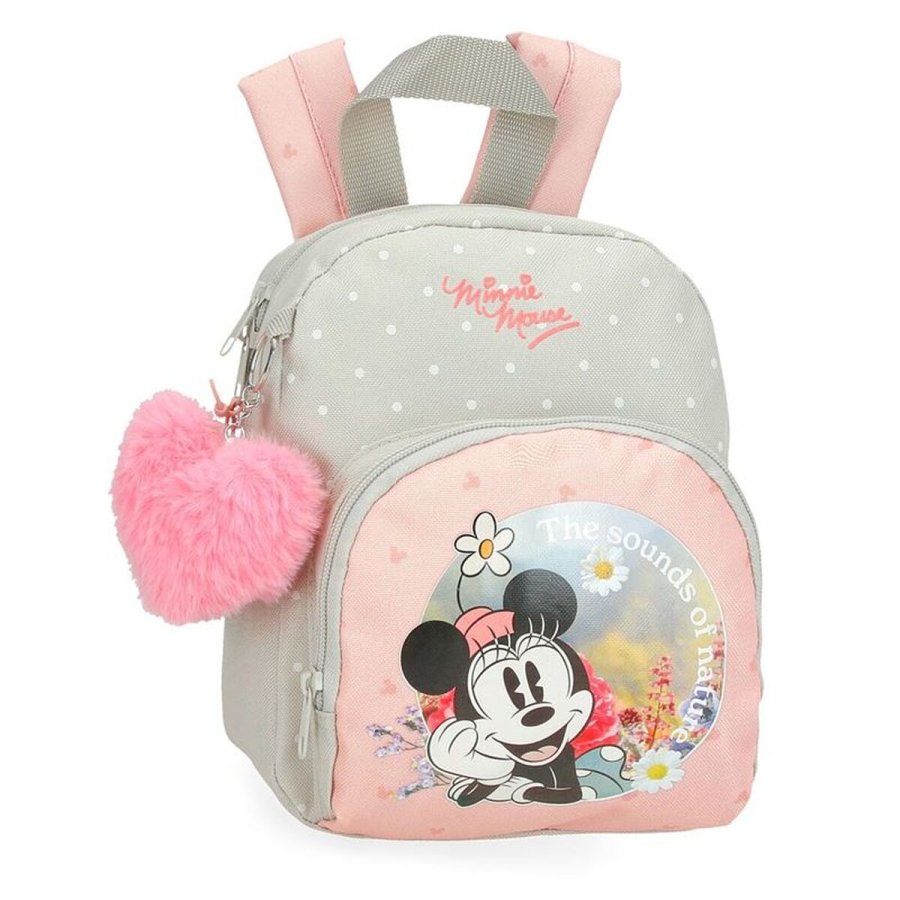 Skoletaske Disney Minnie Mouse Wild Nature Lysegr�n #1