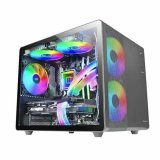 ATX Semi-t�rn kasse Mars Gaming MC400 Hvid Sort #4