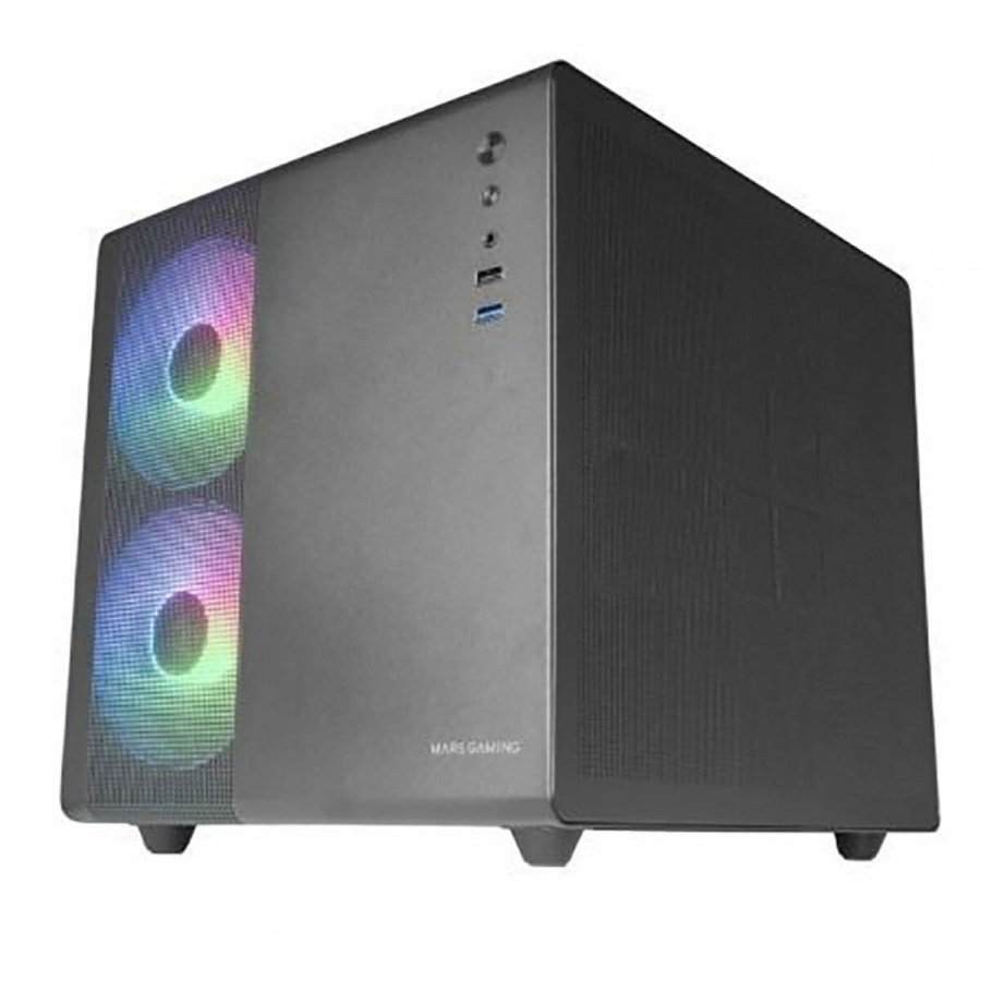 ATX Semi-t�rn kasse Mars Gaming MC400 Hvid Sort #6