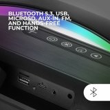 Brbare Bluetooth-hjttalere Mars Gaming MSPULSE Sort 4 W 50 W #13