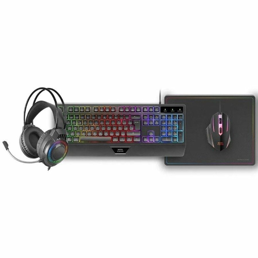 Tastatur og mus Mars Gaming MCP124PROES #3