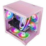 Mikro ATX/ITX Mini-t�rn kasse Mars Gaming MCVIEW2P Pink #2