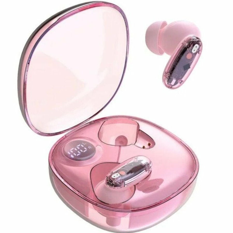 Trdlse hretelefoner med etui til opladning Mars Gaming MHIB2P Pink #2