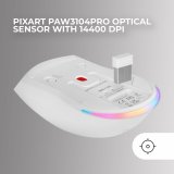 Gaming-mus Mars Gaming MMT3W Hvid #7