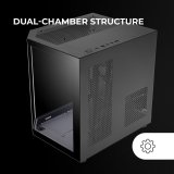 ATX Semi-t�rn kasse Mars Gaming MC3TLITE Sort #5