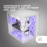 ATX Semi-t�rn kasse Mars Gaming MCCURVW Hvid #3