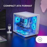 ATX Semi-t�rn kasse Mars Gaming MCCURVW Hvid #5