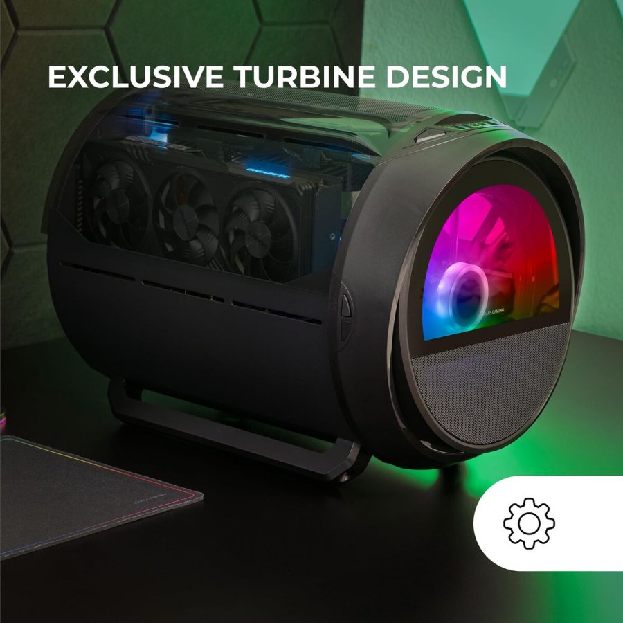 ATX Semi-t�rn kasse Mars Gaming MCCYLON Sort #3