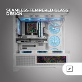 ATX Semi-t�rn kasse Mars Gaming MCLCDXW Hvid #4