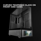 ATX Semi-t�rn kasse Mars Gaming MCLCDPRO Sort #4