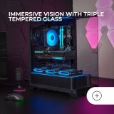 ATX Semi-t�rn kasse Mars Gaming MCPRISMA Sort #3