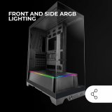 ATX Semi-t�rn kasse Mars Gaming MCPRISMA Sort #4