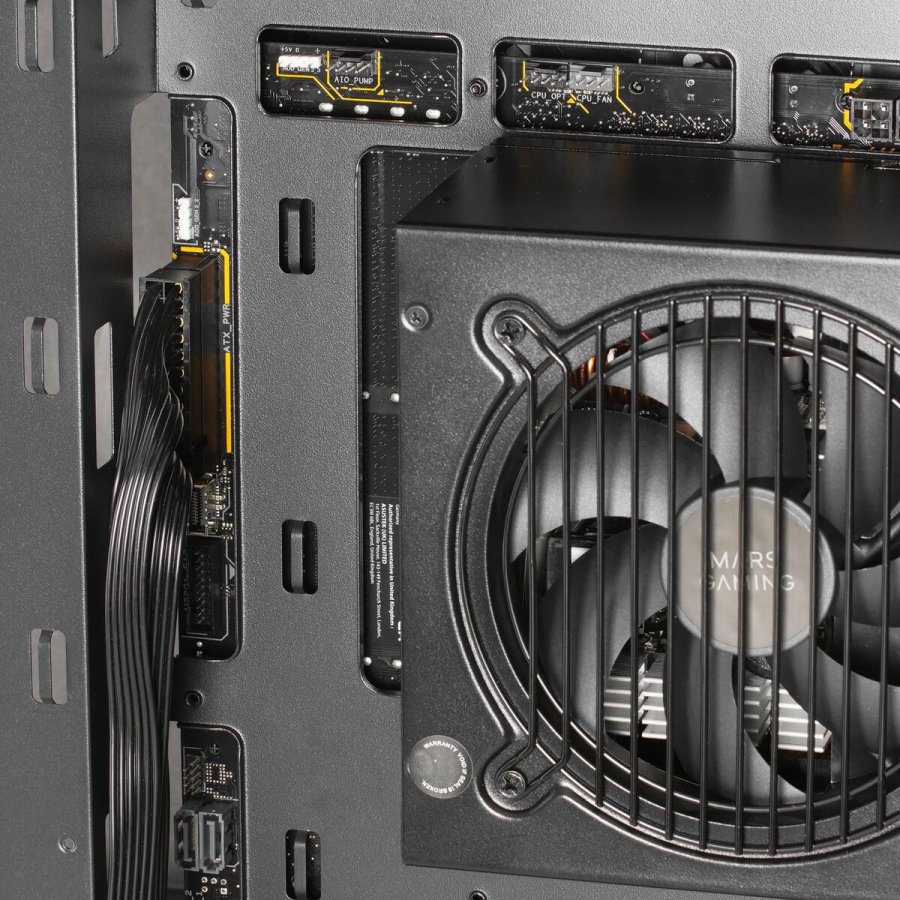 ATX Semi-t�rn kasse Mars Gaming MC3TCORELCD Sort #7