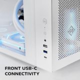 ATX Semi-t�rn kasse Mars Gaming MCINFINIOLITEW Hvid #7