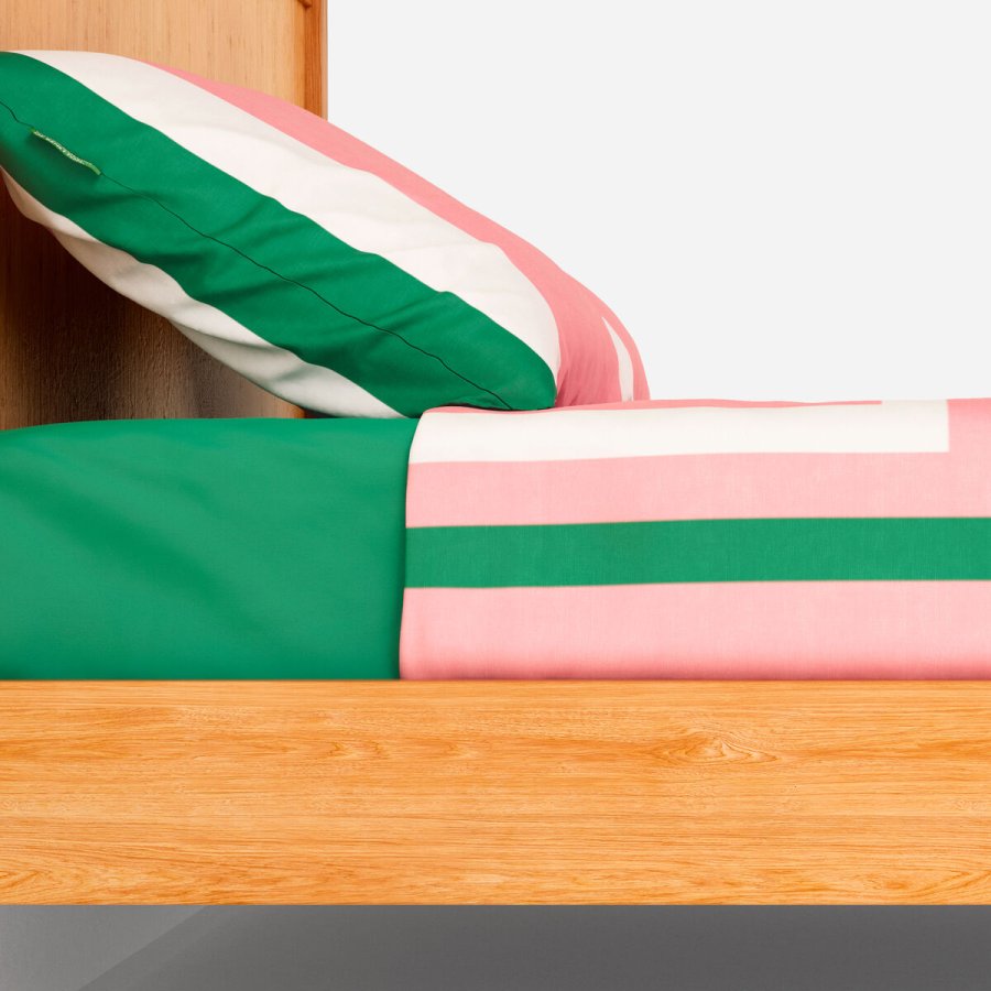 Sengetj st Benetton Grn Pink ble 4 Dele #6