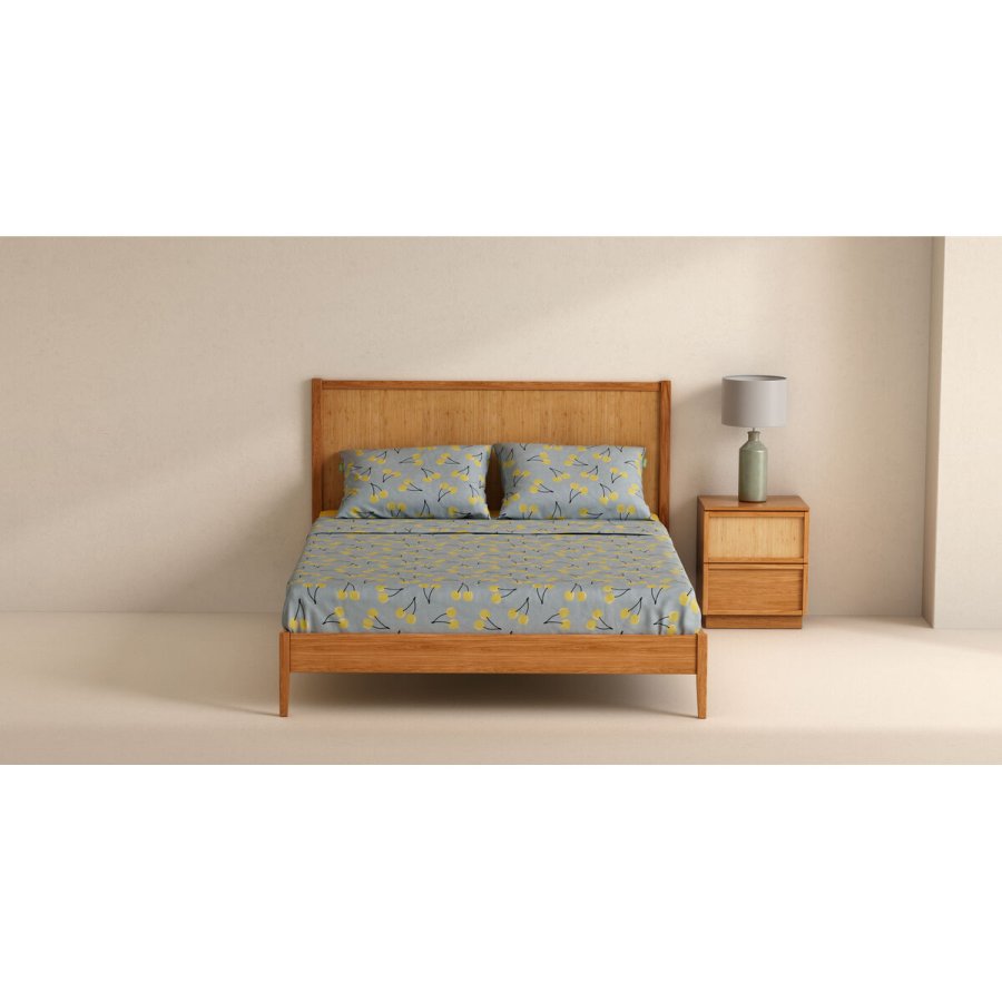 Sengetj st Benetton Gul Bl Standard Kirsebr 4 Dele #3