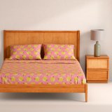 Sengetj st Benetton Gul Pink Standard ble 4 Dele #4