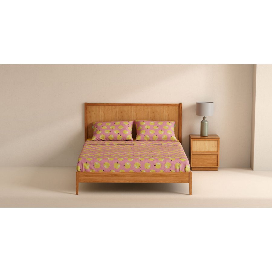 Sengetj st Benetton Gul Pink ble 4 Dele #5