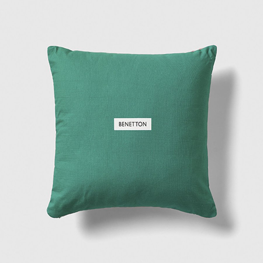 Pude Benetton Grn Pink ble 40 x 40 cm Firkantet #2