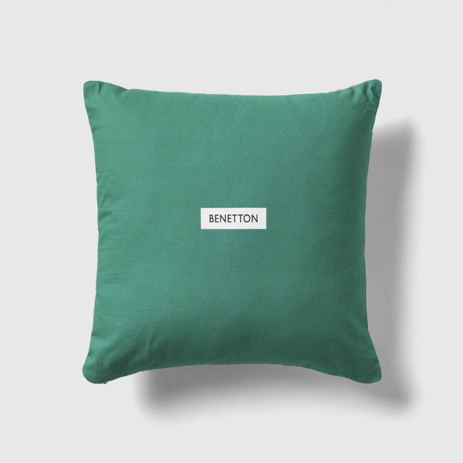 Pude Benetton Grn Pink ble 40 x 40 cm Firkantet #5