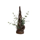 Juletr Romimex Brun Grn Polyetylen Fyrrekogle 24 x 47 x 24 cm #1