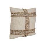 Pude Romimex Beige Bomuld Muslinger 45 x 8 x 45 cm #1