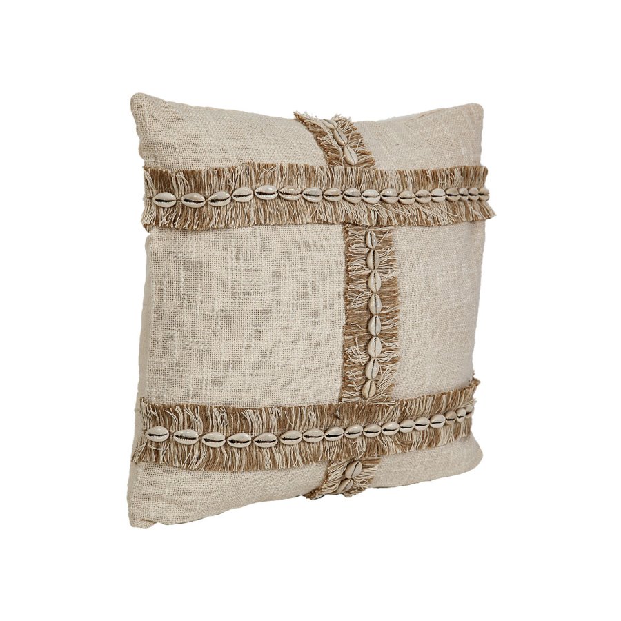 Pude Romimex Beige Bomuld Muslinger 45 x 8 x 45 cm #1