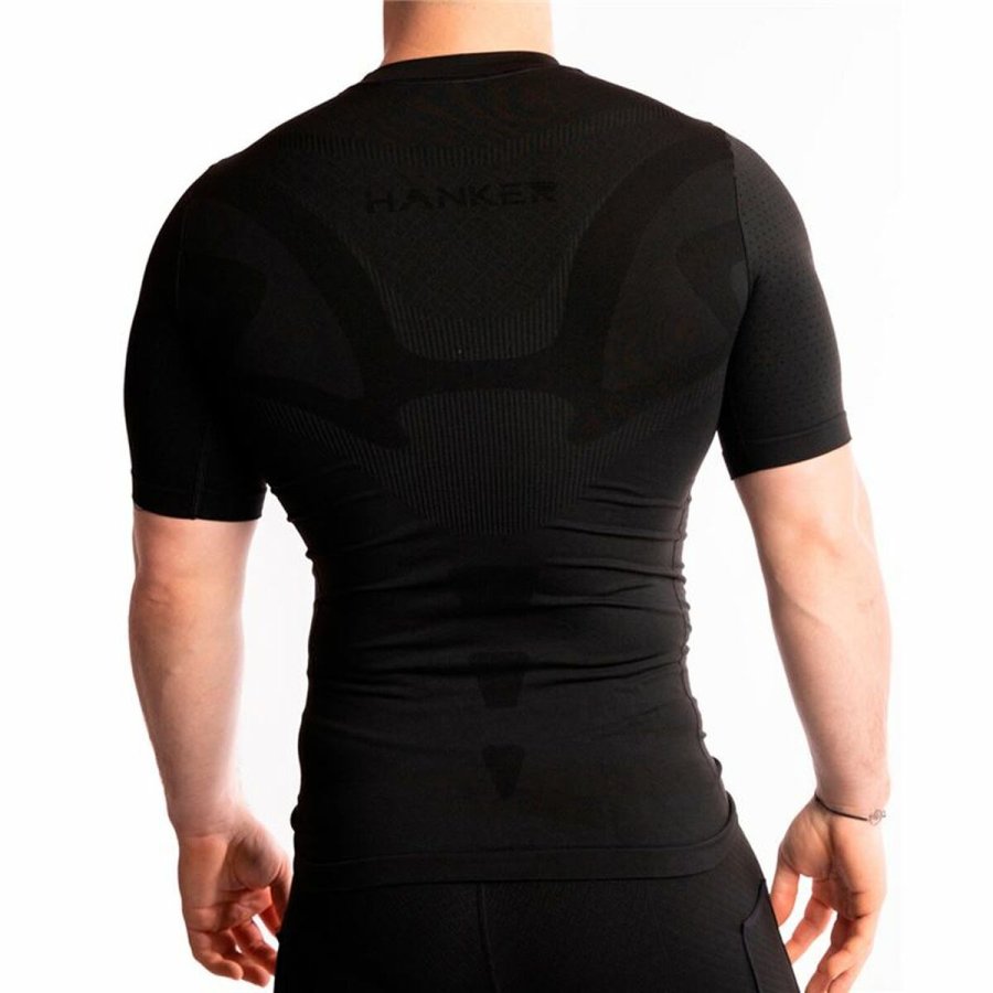 Kortrmet T-shirt til Mnd Hanker Sort #2