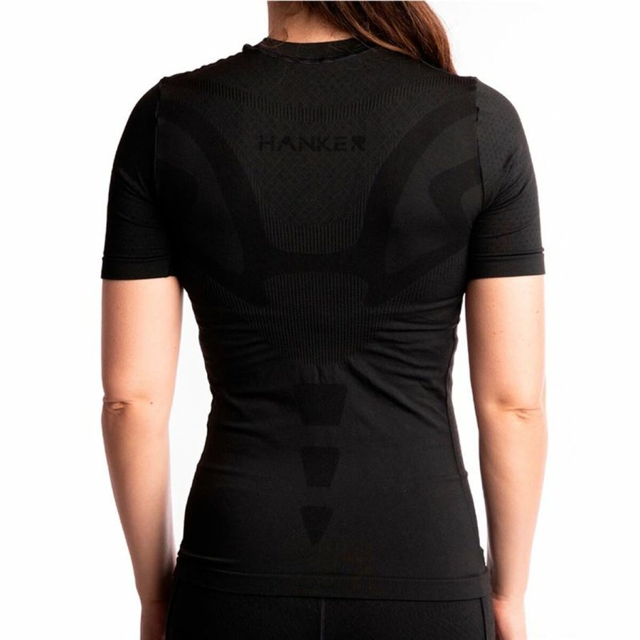 Kortrmet T-shirt til Mnd Hanker Sort #4