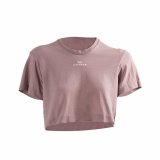 Kortrmet T-shirt til Kvinder Hanker Bumo Nude Beige #1