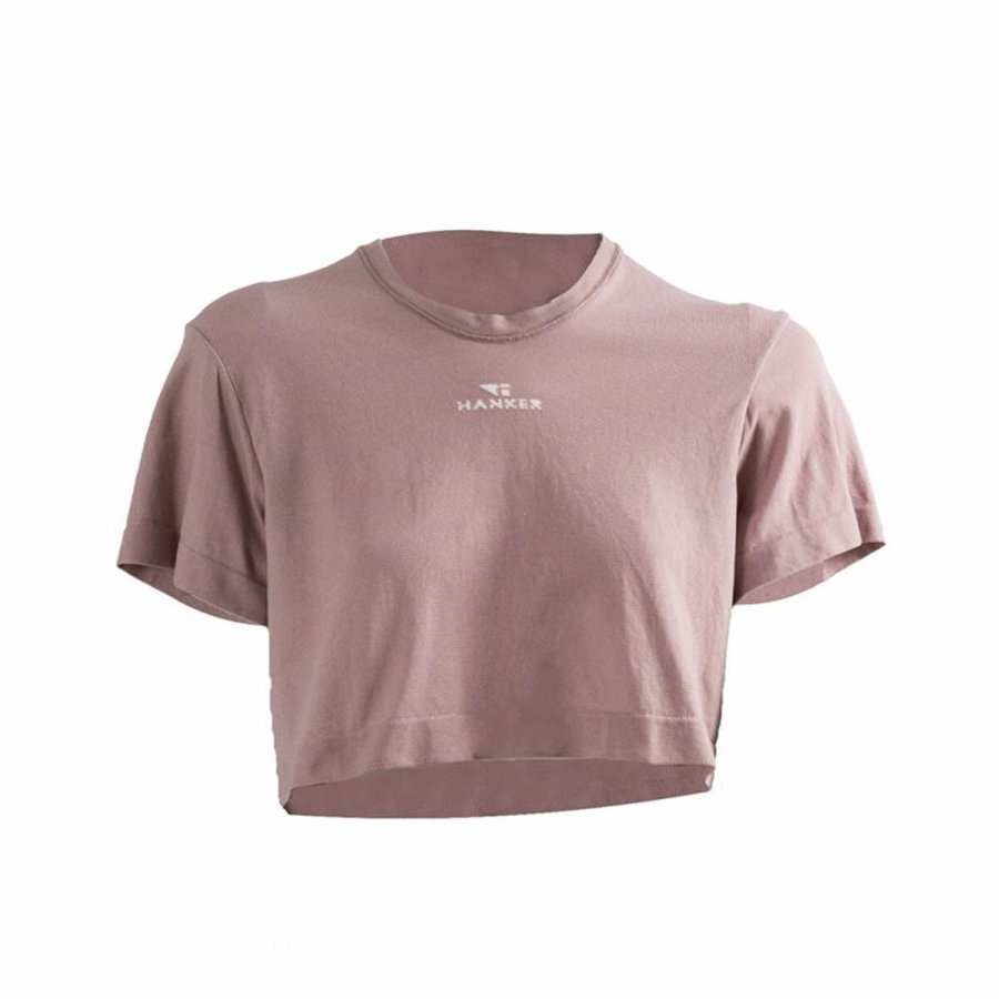 Kortrmet T-shirt til Kvinder Hanker Bumo Nude Beige #1
