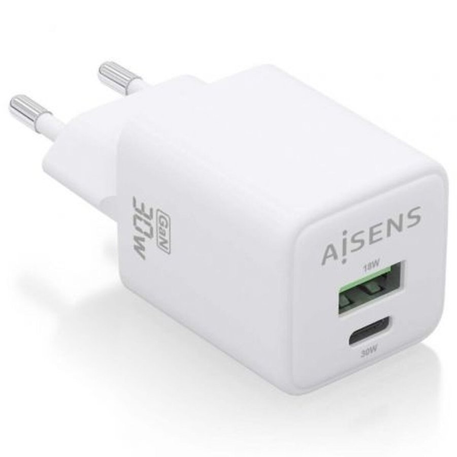 Vgoplader Aisens ASCH-30W2P037-W Hvid 30 W (1 enheder) #1