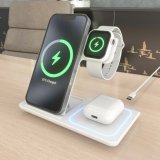 Trdls oplader Aisens ASCH-15W3WC044-W Hvid 15 W 3-i-1 #5