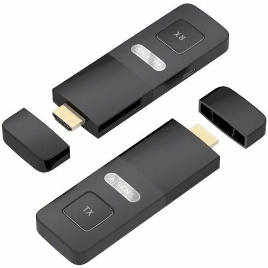 HDMI Adapter Aisens ASWL-H2K30M001-BK Sort #1