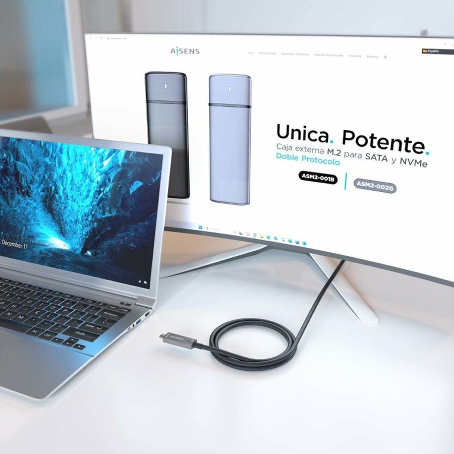 Tabletoplader Aisens A157-0884 Sort #4