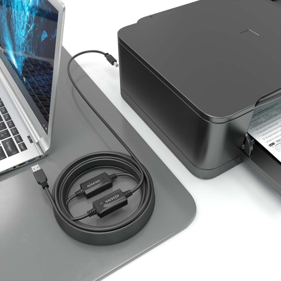 USB-kabel Aisens A101-0906 Sort #4