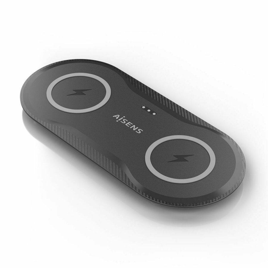 Trdls oplader Aisens ASCH-15W2WC060-BK Sort #2