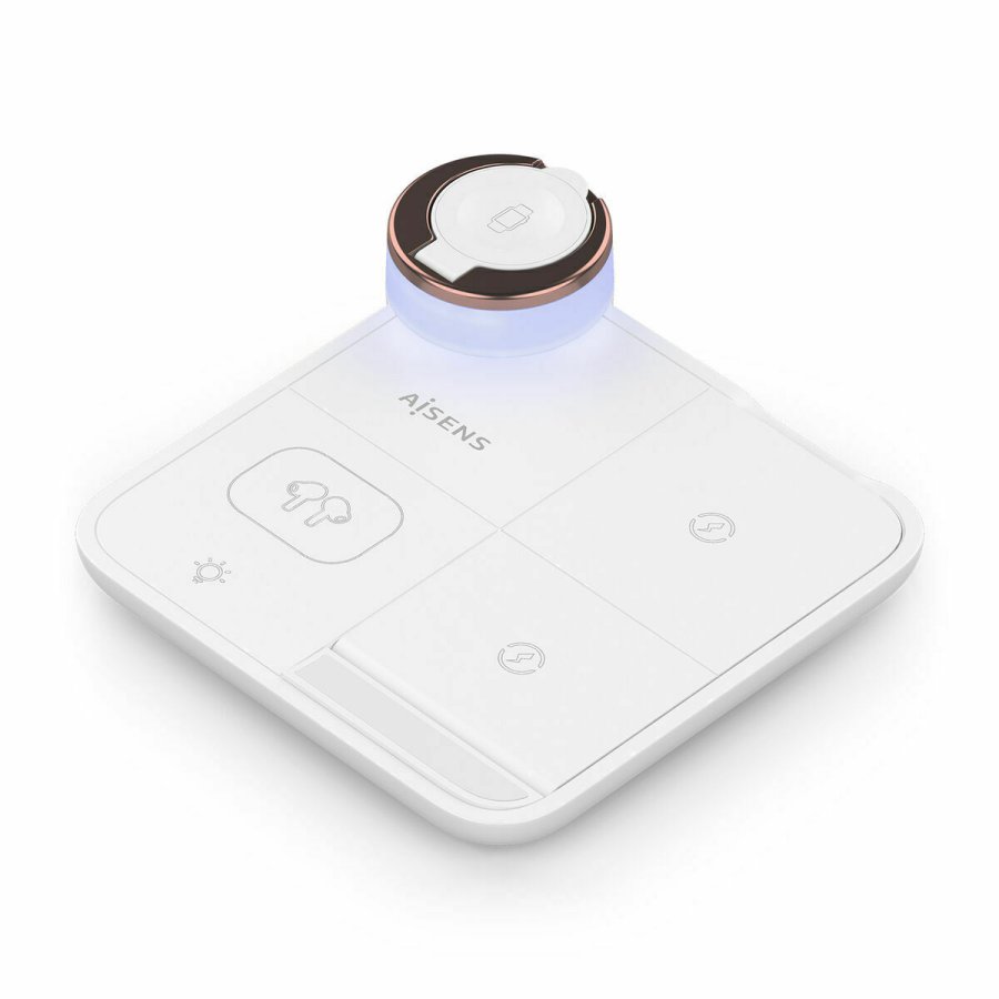 Trdls oplader Aisens ASCH-15W4WC061-W 15 W Hvid #3