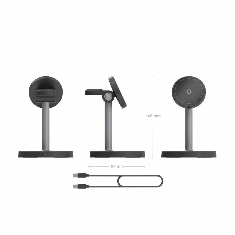 Trdls oplader Aisens ASCH-15W3WC066-BK Sort 15 W #6