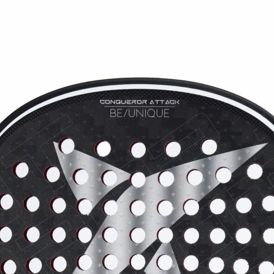 Padel bat Drop Shot Explore Conqueror Attack Nic Hvid Sort #5