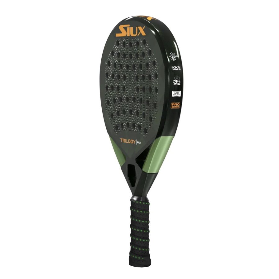 Padel bat Siux Trilogy Pro 5 2025 Sort Grn Charcoal EVA #4