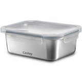 Madkasse Castey CA800 Gr� Rustfrit st�l Plastik Rektangul�r 800 ml 2 Dele (2) #1