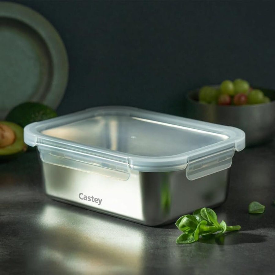 Madkasse Castey C-A1780 S�lvfarvet Rustfrit st�l 1,8 L #17